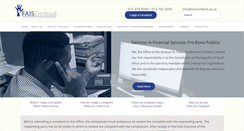 Desktop Screenshot of faisombud.co.za